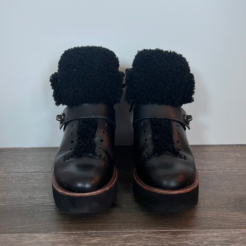 Coach shearling winter boots